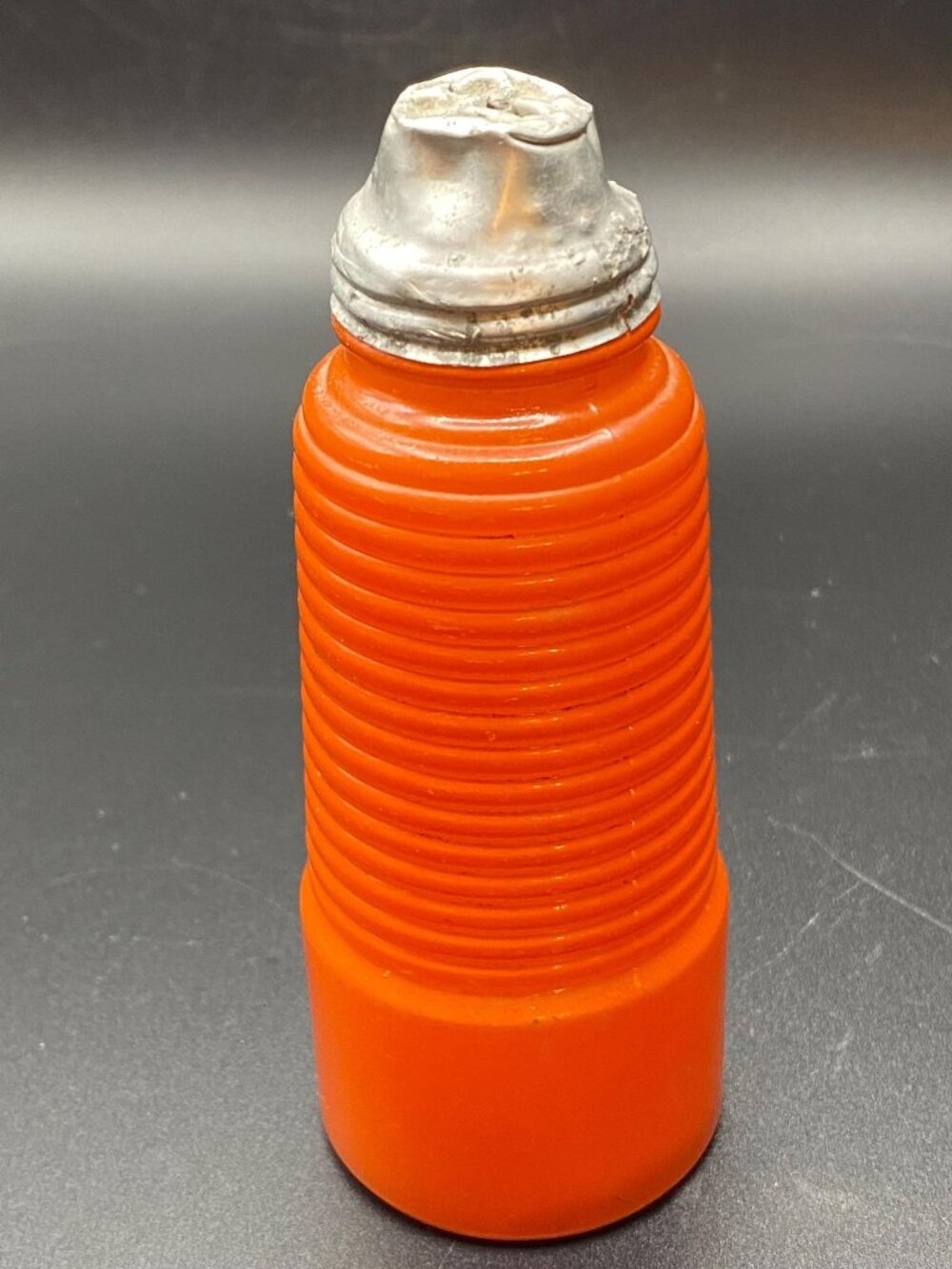 Vintage Orange Glass Shaker